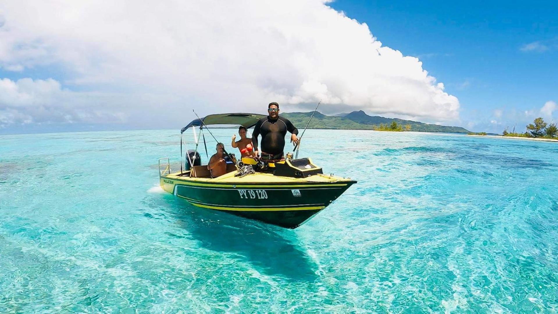 Mara'Ai Le Spot Tubuai, Chambre Triple Deluxe Mahu Sdb Privee Avec Piscine Mataura Exterior foto